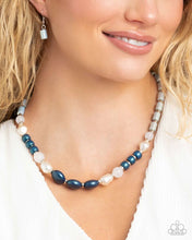 Load image into Gallery viewer, Captivating Can-Can - Blue Necklace