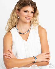 Load image into Gallery viewer, Captivating Can-Can - Blue Necklace