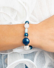 Load image into Gallery viewer, Charming Can-Can - Blue Bracelet