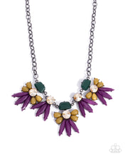 Load image into Gallery viewer, Folklore Flair - Purple Necklace