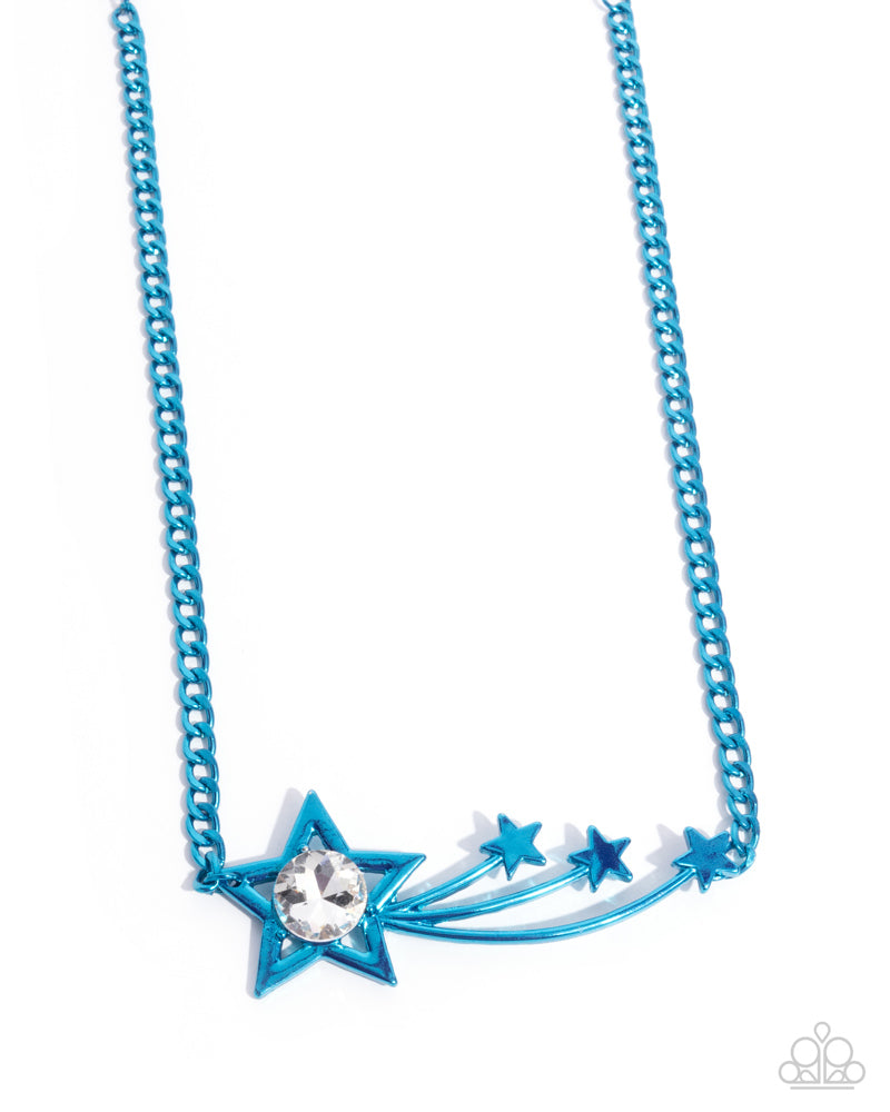 Meteor Moment - Blue Necklace