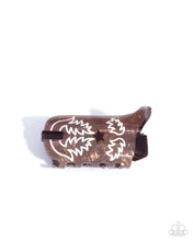 Load image into Gallery viewer, Boot Scootin Behavior - Brown Claw Clip
