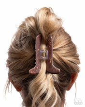Load image into Gallery viewer, Boot Scootin Behavior - Brown Claw Clip