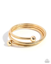 Load image into Gallery viewer, Calmly Coiled - Gold Bracelet