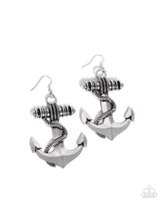 Load image into Gallery viewer, Adorable Anchor - Silver Earrings