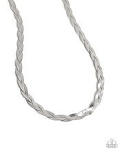 Load image into Gallery viewer, Bewildering Braid - Silver Necklace