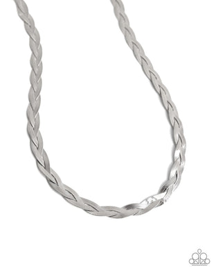Bewildering Braid - Silver Necklace
