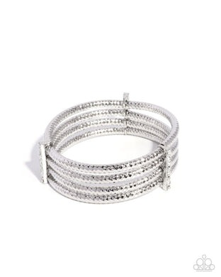 Teeming with Taste - White Bracelet