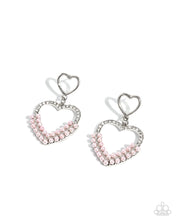 Load image into Gallery viewer, Dangling Damsel - Pink Post Earrings