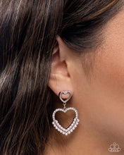 Load image into Gallery viewer, Dangling Damsel - Pink Post Earrings