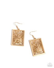 Load image into Gallery viewer, Textured Trial - Gold Earrings