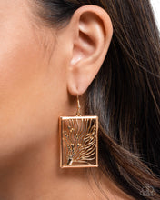 Load image into Gallery viewer, Textured Trial - Gold Earrings