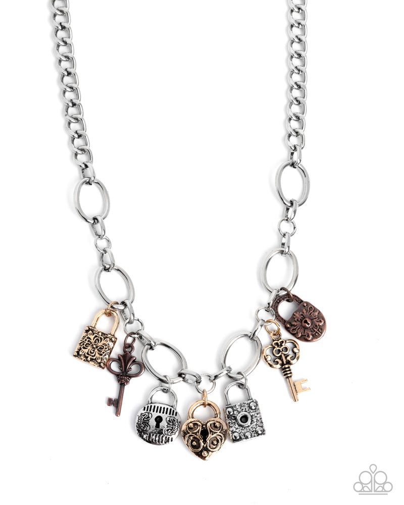 Padlock Pairing - Multi Necklace