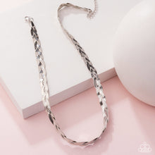 Load image into Gallery viewer, Bewildering Braid - Silver Necklace