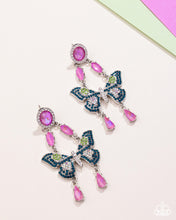 Load image into Gallery viewer, Fluttering Finish - Multi Post Earrings