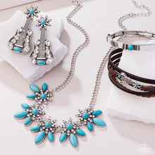 Load image into Gallery viewer, Buckaroo Beginning - Blue Bracelet