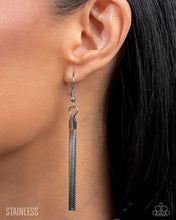 Load image into Gallery viewer, Herringbone Haute - Silver Stainless Steel Choker Necklace