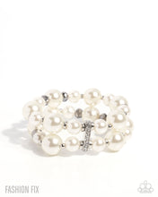 Load image into Gallery viewer, Elegant Echo - White Bracelet