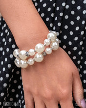 Load image into Gallery viewer, Elegant Echo - White Bracelet