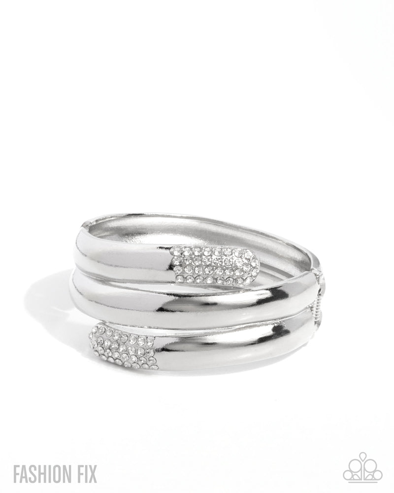 Smooth Similarity - White Bracelet