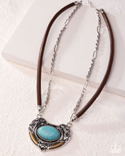 Load image into Gallery viewer, Grounded Gesture - Blue Necklace