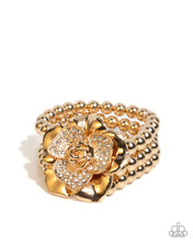 Load image into Gallery viewer, Blooming Background - Gold Bracelet
