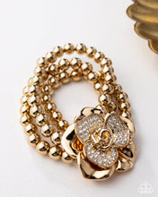 Load image into Gallery viewer, Blooming Background - Gold Bracelet