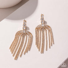 Load image into Gallery viewer, Tapered Twilight - Gold Post Earrings