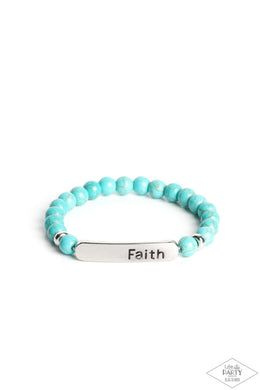 Fearless Faith - Blue Bracelet