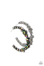 Load image into Gallery viewer, New Age Nostalgia - Multi Gunmetal Hoop Earrings