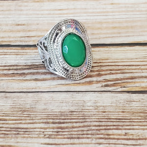 Calm And Classy - Green Ring