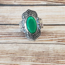 Load image into Gallery viewer, Taj Mahal Trendsetter - Green Ring