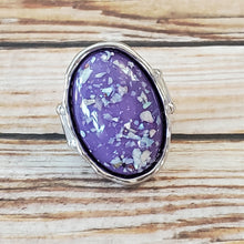 Load image into Gallery viewer, Glittery With Envy - Purple Ring