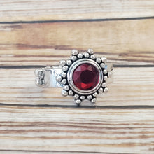 Load image into Gallery viewer, Expect Sunshine and REIGN - Red Dainty Ring