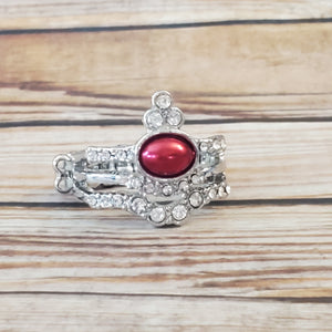 Timeless Tiaras - Red Dainty Ring