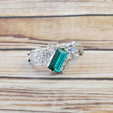 Load image into Gallery viewer, Tip the Balance - Green Dainty Ring