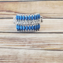 Load image into Gallery viewer, Cinematic Couture - Blue Dainty Ring