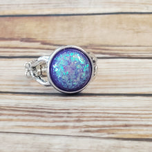Load image into Gallery viewer, Glitter Grove - Purple Dainty Ring