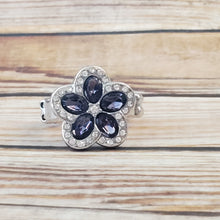 Load image into Gallery viewer, Efflorescent Envy - Purple Dainty Ring