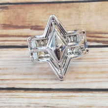 Load image into Gallery viewer, Deceivingly Diamond - Silver Ring