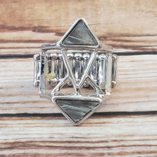 Load image into Gallery viewer, Making Me Edgy - Silver Ring