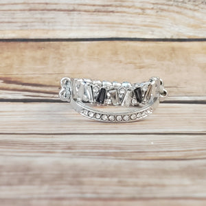 Fractal Fascination - Silver Dainty Ring