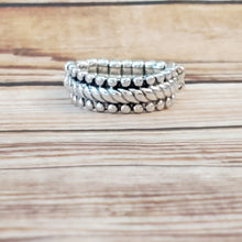 Load image into Gallery viewer, Tangible Texture - Silver Dainty Ring