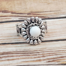 Load image into Gallery viewer, Poppy Pep - White Ring