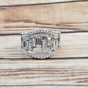 Treasure Chest Charm - White Ring