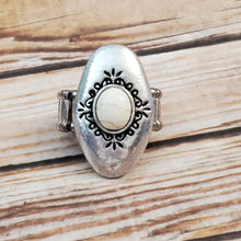 Load image into Gallery viewer, Stone Gardens - White Ring