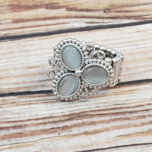 Load image into Gallery viewer, Bewitched Blossoms - White Ring