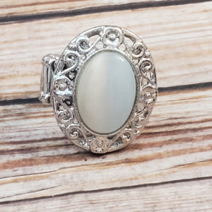 Moonlit Marigold - White Ring