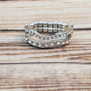 Elite Squad - White Dainty Ring