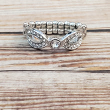 Load image into Gallery viewer, Extra Side Of Elegance - White Dainty Ring
